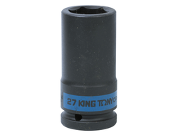 Головка торцевая ударная глубокая шестигранная 3/4", 27 мм KING TONY 643527M