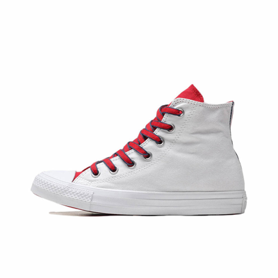 Купить Кеды Converse Chuck Taylor All Star бело-красные высокие 160466C