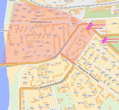 ул. Авиационная ? 106шт..