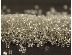 Toho 15/0 0021 Silver-Lined Crystal / Прозрачный с серебряной линией внутри