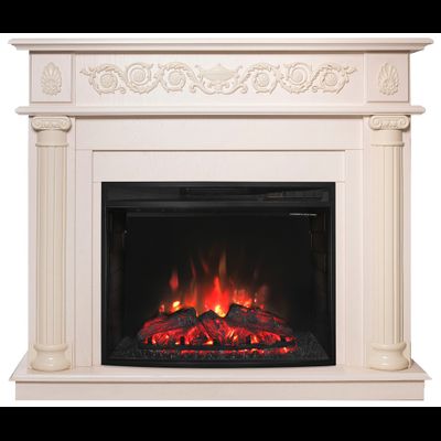 Электрокамин Сицилия WT с очагом Evrika 25.5 LED