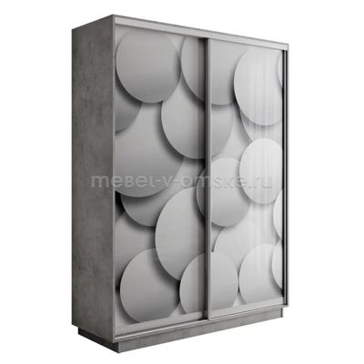 ЕН085 Шкаф-купе Дуо-Фото (Шары) 1200*450*2200. Размер: 1200*450*2200