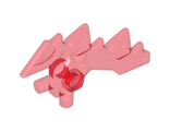 Minifigure, Weapon Blade with Bars and 5 Spikes, Trans-Red (23861 / 6136406)