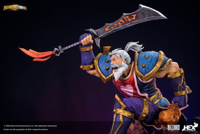 Лирой Дженкинс (серия Warcraft, HearthStone) - КОЛЛЕКЦИОННАЯ СТАТУЯ 1/10 Leeroy Collector's Statue (HEXHS08) - HEX Collectibles x Blizzard