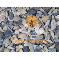 Медовый мрамор галтовка, фракция 5-10 мм