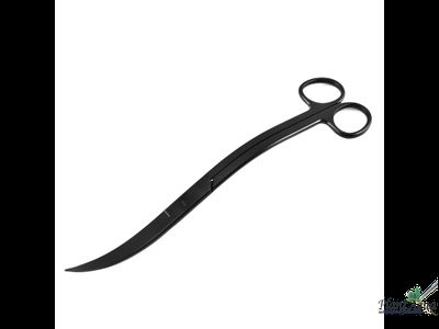 SwetAqua Black Scissors NKW 250 - Ножницы волнообразные 250 ММ, черные
