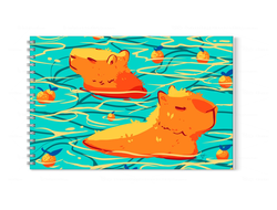 Альбом для рисования Капибара, Kapibara-san №4