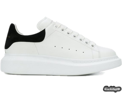 ALEXANDER MCQUEEN БЕЛЫЕ С ЧЕРНОЙ ПЯТКОЙ (35-40)