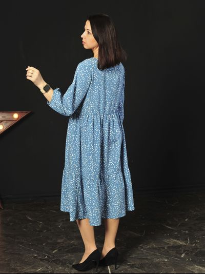 Платье: 644-0224 морская волна