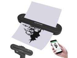Термокопировальный беспроводной принтер ATS886-L Wireless Tattoo Printer Black