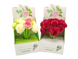 Ручка капиллярная Роза (Белая роза, Розовая роза)