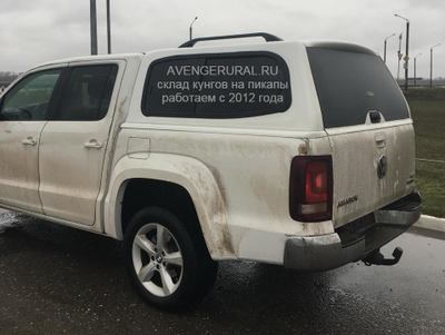 Кунг Sammitr S Plus V2 белый B4B4 на Volkwagen Amarok от AvengerUral.ru #тюнингпикапов