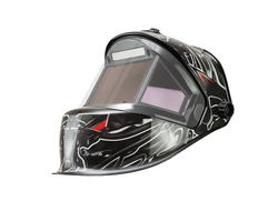 Маска сварщика КОРУНД МЕГА "ЧЁРНАЯ" (Ф-Р MEGA, ВНЕШ. РЕГУЛИРОВКА) В КОРОБКЕ