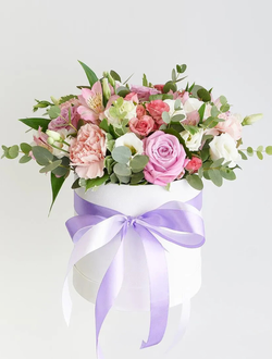 Шляпная коробка Rose&White