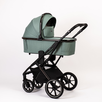 Коляска 3в1 Peppy Tecla 2024 Mint Chrome Edition, Мятный