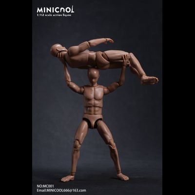 Мужское тело с фиксированной шеей - Коллекционная фигурка 1/12 scale 6-inch action figure male body (MC006) - MINI COOL