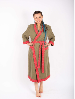 Халат для бани из крапивы "Легкий Пар"