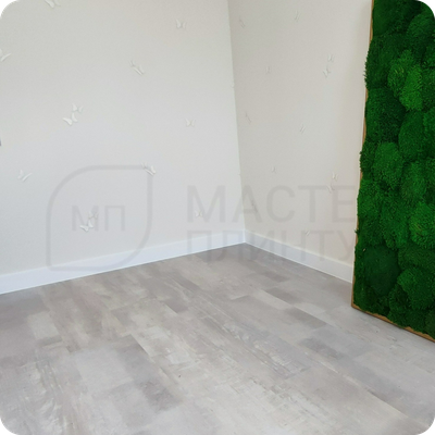 Плинтус ХДФ Dollken Cubu Flex Life 100мм Х 2,5 м 1013/5012 Белый