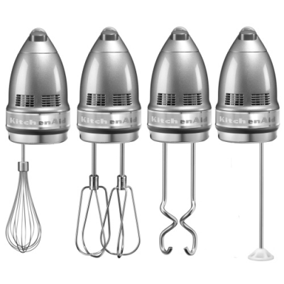 Ручной миксер KitchenAid, серебристый, 5KHM9212ECU