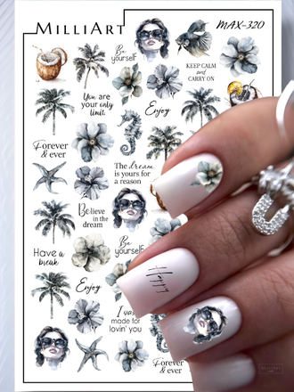 Слайдер-дизайн MilliArt Nails MAX-320