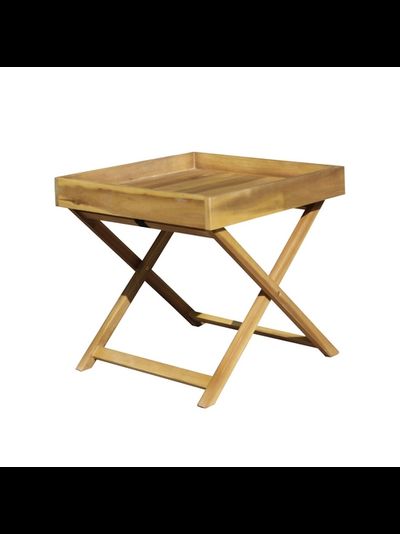 Складной журнальный столик из акации Forma