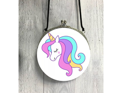 Сумка круглая Единорог №10