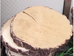 Спил дерева (бежевый)