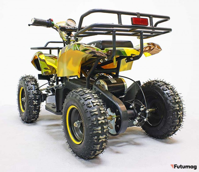 Квадроцикл GreenCamel Гоби K21 (30 Ah 36V 800W R6 Цепь) Армейский желтый