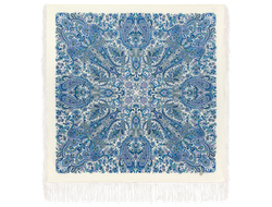 Павловопосадский платок Зимние грёзы  2172-1