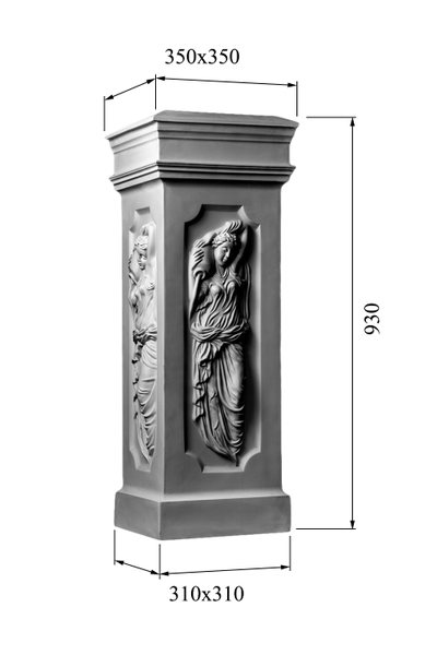 размер монтажный тумба TBB-01