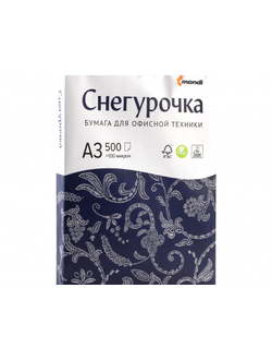 Бумага Снегурочка A3, 80 г/м2, 500 л