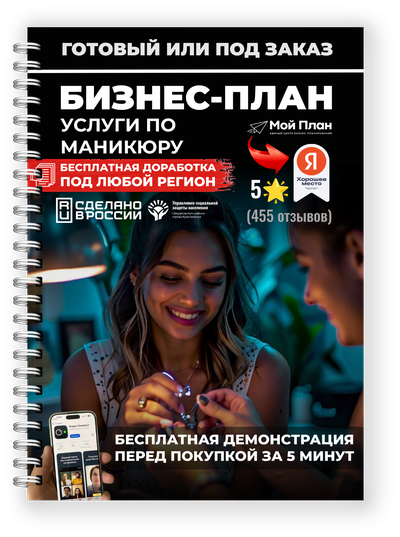 Бизнес-план маникюрного салона (Word + Excel)