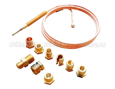 Термопара для газовых плит (универсальная), L-900мм, 9 гаек