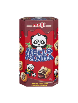 Печенье Meiji Hello Panda с шоколадной начинкой 45 гр (10 шт)*8