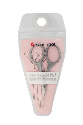 Ножницы для кутикулы матовые Staleks BEAUTY & CARE 10 TYPE 3 (21 мм) (SBC-10/3)
