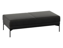 Банкетка Everprof Gamma угловая двухместная Экокожа Черный