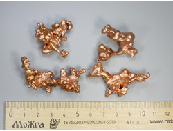 Медь, коллекционный образец в ассортименте, США (40-50 мм, вес: 17-23 г) №21931