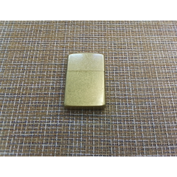 Зажигалка бензиновая Zorro матовая в упаковке "Antique" золотистый