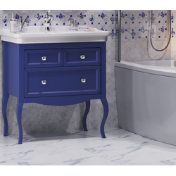 Тумба с раковиной Opadiris Валери 85 сапфир