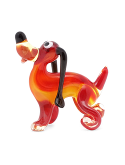 стеклянная фигурка собака