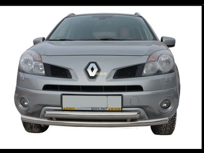 Защита переднего бампера двойная d60/60 для Renault Koleos (2008-2016)
