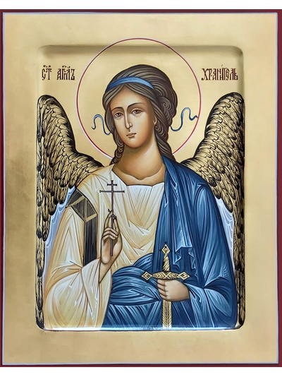 Ангел-Хранитель. Рукописная икона.
