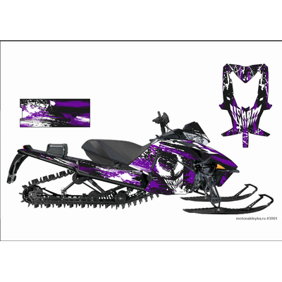 Arctic cat sno pro 153 2012-15 год №3061 черный (модификация 2)