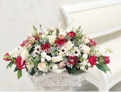 Композиция из искусственных цветов Мона Лиза № КП009