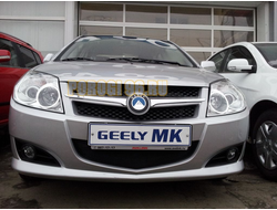 Защита радиатора Geely MK black