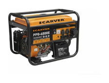 Генератор бензиновый CARVER PPG-6500E (5,0-5,5кВт,дв.LT-188F, 13,0л.с.эл/ст,220В/380В, 25л,обм.медь)