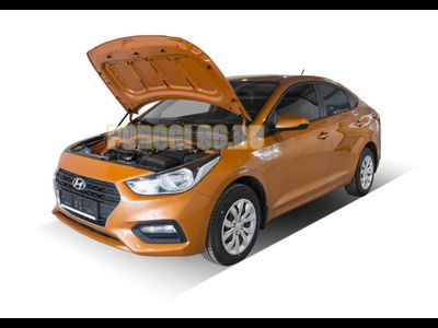 Амортизаторы капота, 2 шт. АвтоУпор для Hyundai Solaris II 2017-