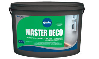 Kesto Master Deco - готовый клей для стеклообоев, ведро 10 кг