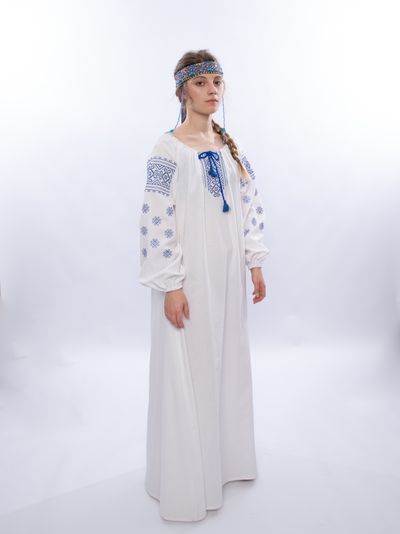 Платье-рубашка "Купальские Узоры"