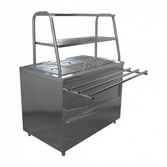 Мармит 2-х блюд паровой 6 гастр. Лира-Профи МЭП-2Б-Пар/ЛП